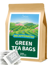 TeeLux Decaffeinated Green Tea 200 count packaging front view