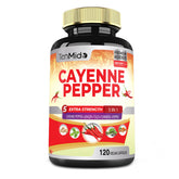 Tenmido Cayenne Extract Capsules bottle front view