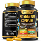Tenmido Magnesium Complex 120 veggie capsules front view