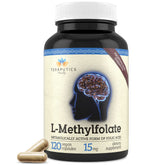 Teraputics L-Methyl Folate 15mg Supplement bottle front view