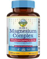 Terranics Magnesium Complex 12-in-1 500mg capsules front view