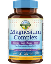 Terranics Magnesium Complex 500mg front view of packaging