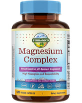 Terranics Magnesium Complex Capsules 500mg front view