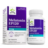 Terry Naturally Melatonin Supplement 5mg 60 Tablets front view