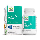 Terry Naturally Terrific Zzzz Sleep Supplement 30 Count softgel bottle front view