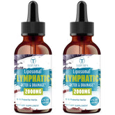 Tervaies Echinacea Liquid Supplement front view with bottle cap
