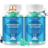 Tewuky Magnesium Glycinate Gummies 500mg front view packaging