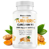 TEYAOE Turmeric Capsules front view with packaging