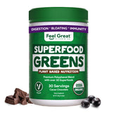 The Feel Great Vitamin Company Superfood Reds and Greens Powder front view