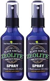 THE FOOD MOVEMENT CO. Black Earth Zeolite 1 oz Pump Spray front view