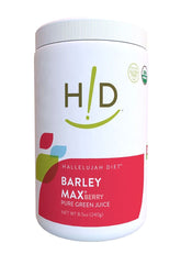THE HALLELUJAH DIET BarleyMax Berry Powder front view packaging