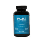 The 'Pause Life Turmeric Softgels bottle front view