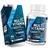 ThrivyThystle Men's Multivitamin front view with capsule bottle