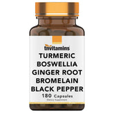 tnvitamins Joint-Ease Turmeric Complex 180 Capsules front view