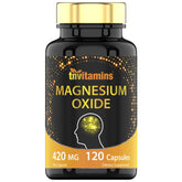 TNVitamins Magnesium Oxide 420 mg Capsules bottle front view
