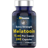 tnvitamins Melatonin 15 MG capsules front view