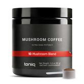 Toniiq Functional Mushroom Coffee packaging front view