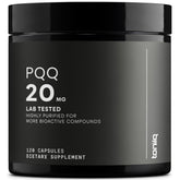 Toniiq PQQ Capsules 20mg front view of packaging