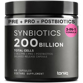 Toniiq Prebiotic Probiotic Capsules front view with packaging