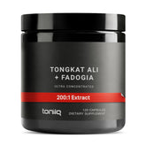 Toniiq Tongkat Ali + Fadogia Agrestis Supplement bottle front view