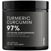 Toniiq Turmeric Curcumin Extract Capsules 1200mg front view