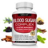 Toplux Blood Sugar Complex 60 Capsules front view