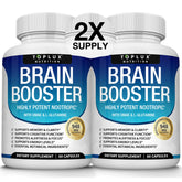Toplux Brain support 60 capsules front view