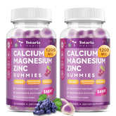 Totaria Calcium Gummies 1200mg front view with packaging