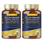 Totaria Ceylon Cinnamon Capsules front view with label