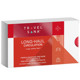 TRAVELSANA Long-Haul Circulation supplement front view packaging