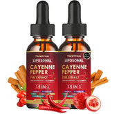 Trawecual Liposomal Cayenne 15-in-1 Herbal Supplement bottle front view