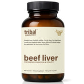 Tribal Harvest Grass Fed Beef Liver Capsules front view