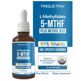 Triquetra Health Children's Methylfolate B12 Supplement front view