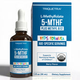 Triquetra Health Children's Methylfolate B12 Supplement packaging front view