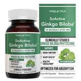 Triquetra Health Ginkgo Biloba 60 Capsules front view