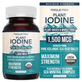 Triquetra Health Iodine Supplement 1500 mcg front view of bottle