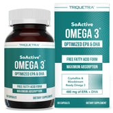 Triquetra Health Omega-3 EPA & DHA Supplement front view