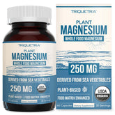 Triquetra Health Organic Plant-Based Magnesium capsule bottle front view