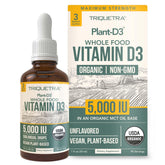 Triquetra Health Organic Vitamin D3 5000 IU Liquid Drops front view