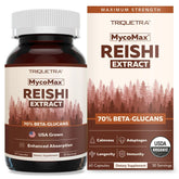 Triquetra Health Reishi Mushroom Capsules front view with packaging