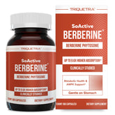 Triquetra Health SoActive Berberine Phytosome 550mg capsules front view