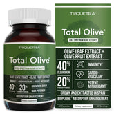 Triquetra Health Total Olive Leaf Extract 40% Oleuropein front view