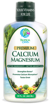 Tropical Oasis Calcium Supplement 454g front view