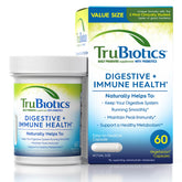 TruBiotics Prebiotics & Probiotics Capsules front view