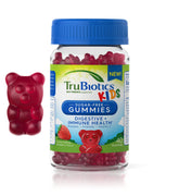 TruBiotics Probiotic Gummies for Kids strawberry flavour front view