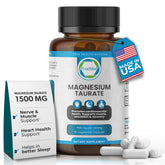 TRUEMED Magnesium Taurate 1500mg supplement front view