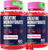 Trupretty Creatine Monohydrate Gummies front view with packaging