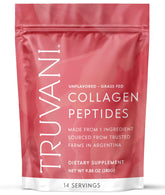 Truvani Collagen Peptides 280g front view with packaging