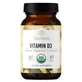 Truvani Vitamin D3 Organic Vegan Supplement 150g front view