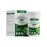 TrySafe Natural Chlorophyll Capsules 950MG front view